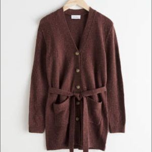 & Other Stories Zig Zag Cardigan Wrap sz. M